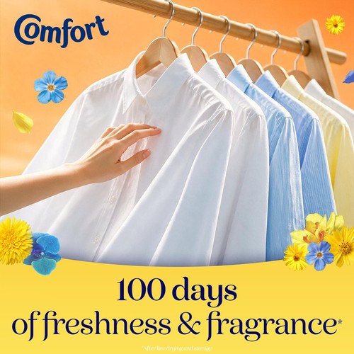 Comfort Fresh Sunshiny Days Fabric Conditioner 52 Washes