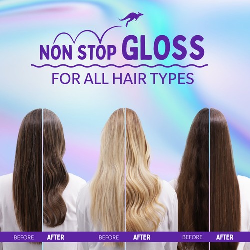 Aussie Oh My Gloss Shampoo 300ml