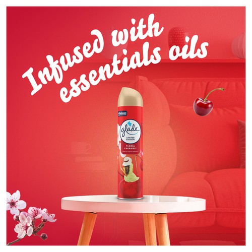 Glade Aerosol Cherry   300ml