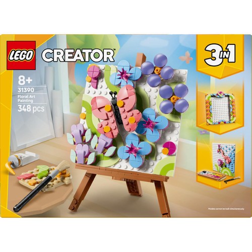 Lego Creator Floral Art Decor Painting 31390