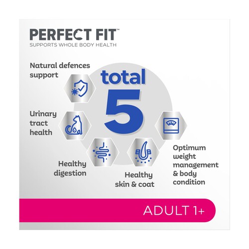 Perfect Fit Advanced Nutrition Adult Complete Dry Cat Food Chicken