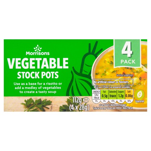 Morrisons vegetable stock pots