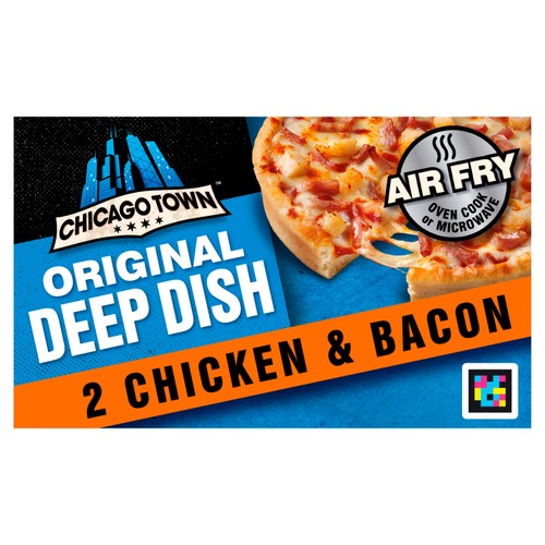 Chicago Town Deep Dish Chicken & Bacon Pizzas