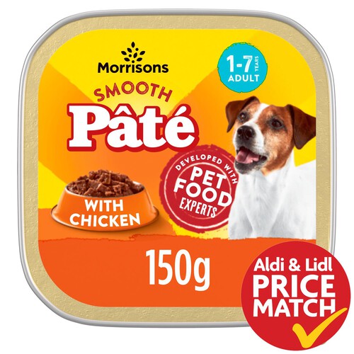 Morrisons Dog Food Chicken Pate