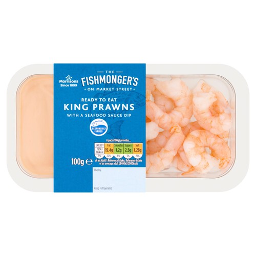 Morrisons Market St King Prawns With Seafood Sauce