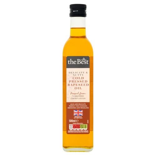Morrisons The Best British Cold Pressed Rapeseed Oil 500ml