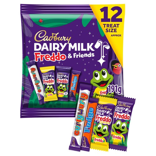 Cadbury Dairy Milk Freddo & Friends Treatsize Chocolate Bag