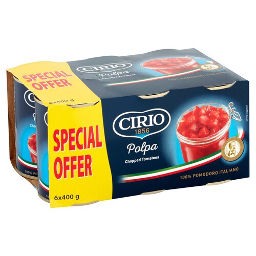 Cirio Chopped Tomatoes (6x400g)