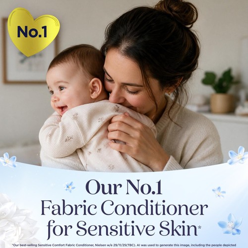 Comfort Fabric Conditioner Pure Sensitive Skin 31 Washes