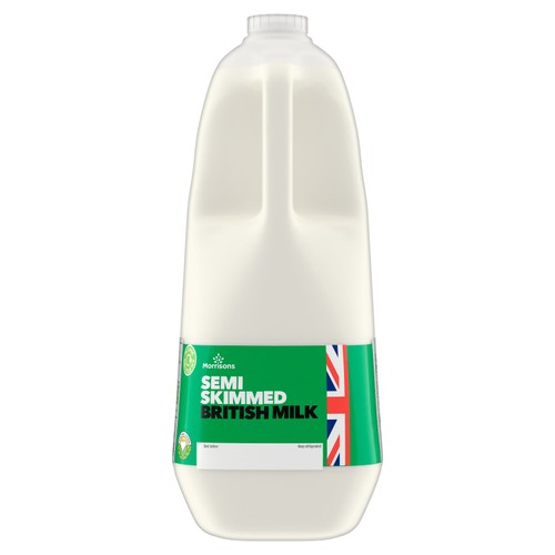 Morrisons Semi Skimmed British Milk