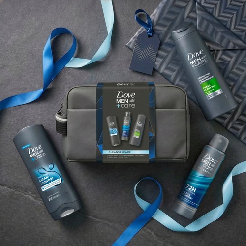 Dove Men+Care Cleanse+Care Washbag Collection Gift Set
