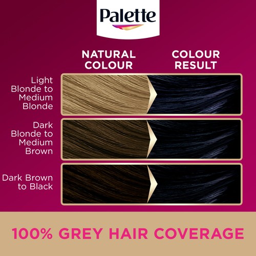 Schwarzkopf Palette Deluxe 1-1 Blue Black Permanent Hair Dye