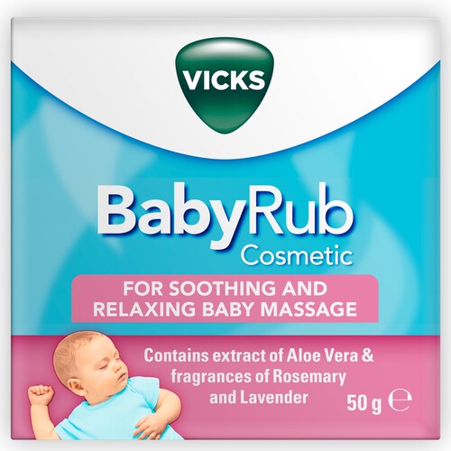 Vicks BabyRub Ointment For Soothing and Relaxing Baby Massage Jar