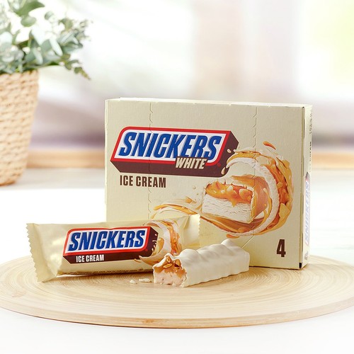 Snickers White Ice Cream Bars 