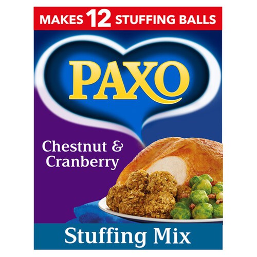 Paxo Chestnut & Cranberry Stuffing Mix 