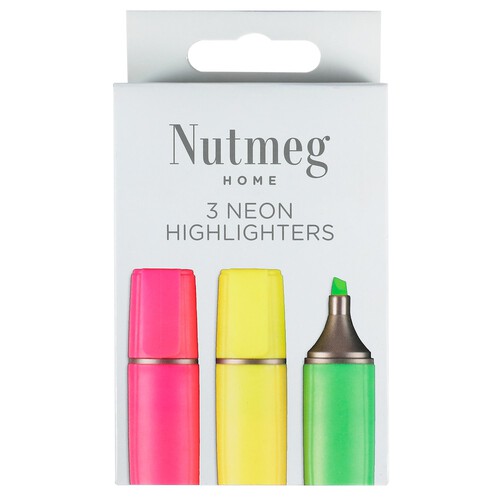 Morrisons Neon Highlighter Pack