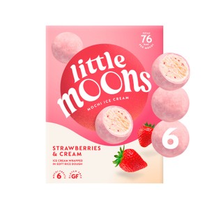 Little Moons Strawberries & Cream Mochi Ice Cream