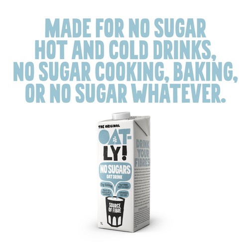 Oatly Oat Drink No Sugar Long Life 1L