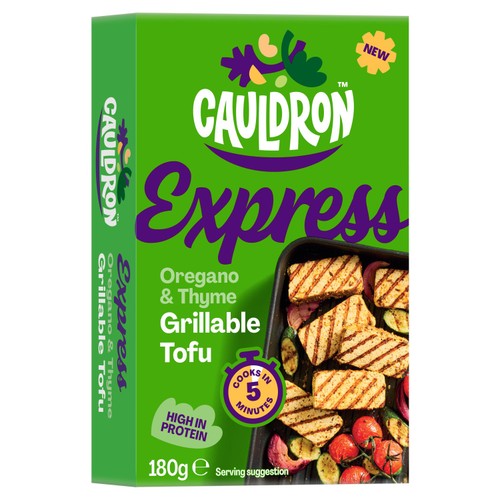 Cauldron Express Grillable Oregano & Thyme Tofu 180G