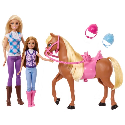 Barbie Sisters Riding Lesson Barbie Dolls And Horse