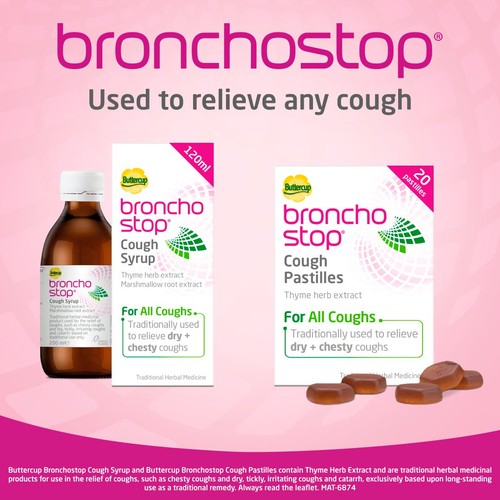 Bronchostop Cough Pastilles - 10 On-the-Go Cough Pastilles