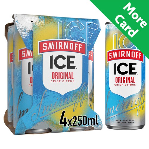 Smirnoff Ice Original 4% vol Multipack Cans