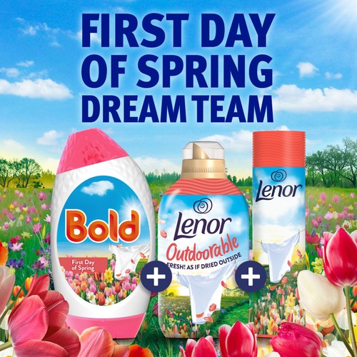 Bold 2in1 Laundry Detergent Gel First Day of Spring 40 Washes