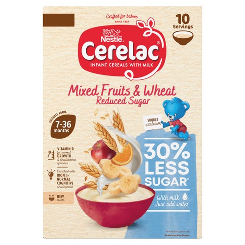 Cerelac Reduced Sugar Mixed Fruits & Wheat 250g