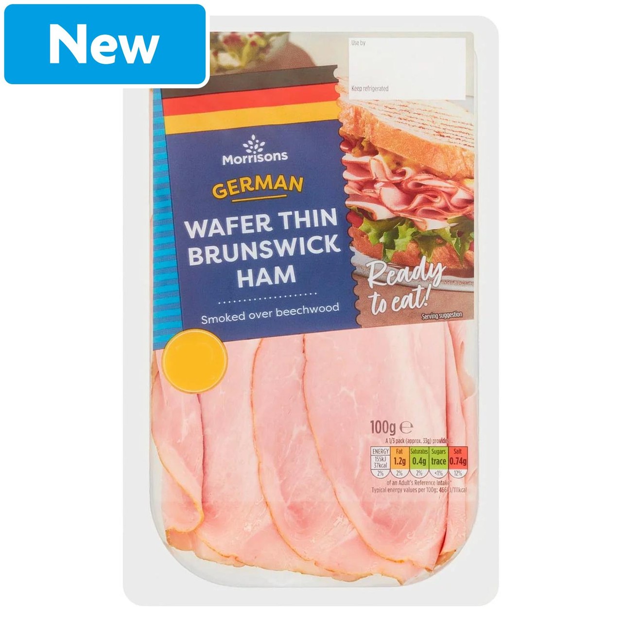 Morrisons Wafer Thin Brunswick Ham