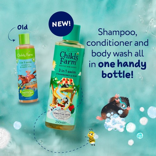 Childs Farm 3 In 1 Swim Strawberry & Organic Mint