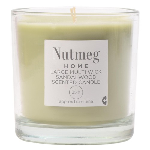 Nutmeg large multi wick sandalwood