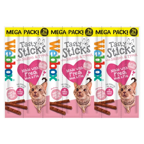 Webbox Cat Tasty Sticks Salmon