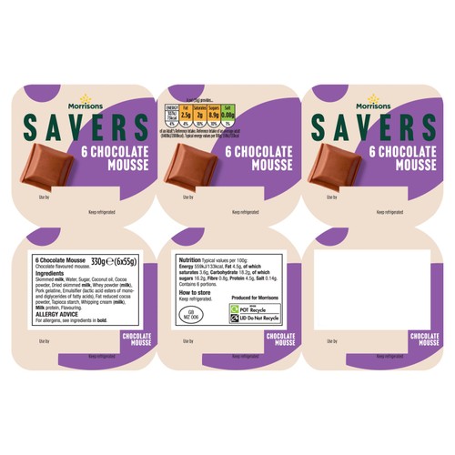 Morrisons Savers Chocolate Mousse 