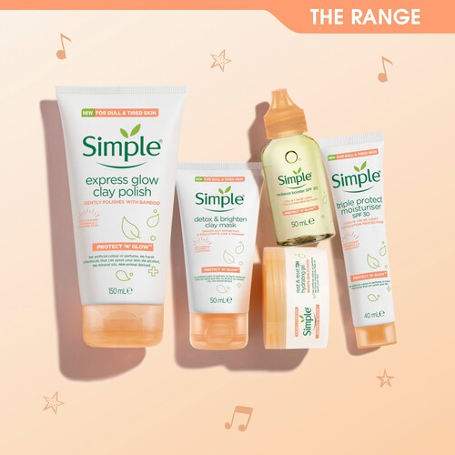 Simple Triple Protect Moisturiser Spf 30 Protect 'N' Glow