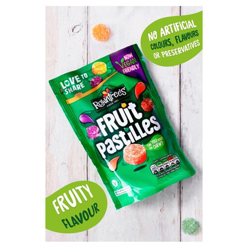 Rowntree's Fruit Pastilles Vegan Friendly Sweets Sharing Bag 