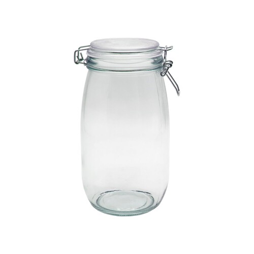 Nutmeg Home Glass Clip Top Jar 1500ml