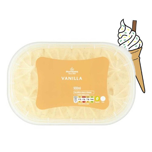 Morrisons Vanilla Ice Cream