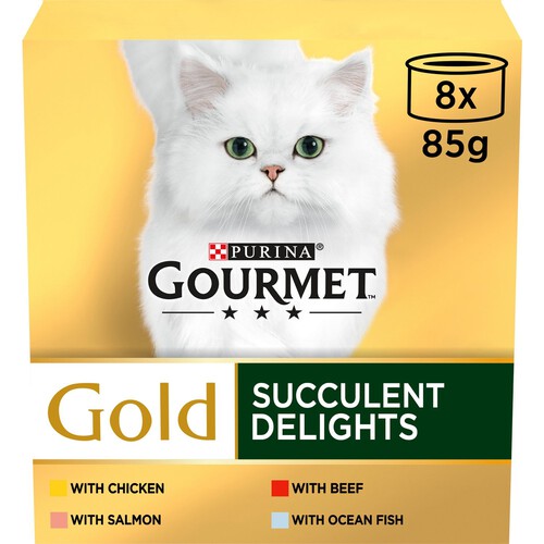 Gourmet Gold Succulent Delights Wet Cat Food 