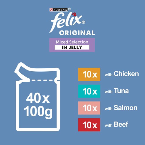 Felix Mixed Selection In Jelly Wet Cat Food