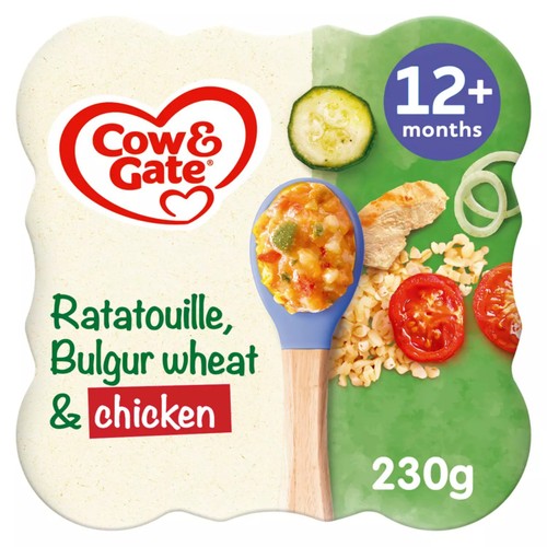 Cow & Gate Ratatouille Bulgur Wheat & Chicken Baby Food Meal 230g