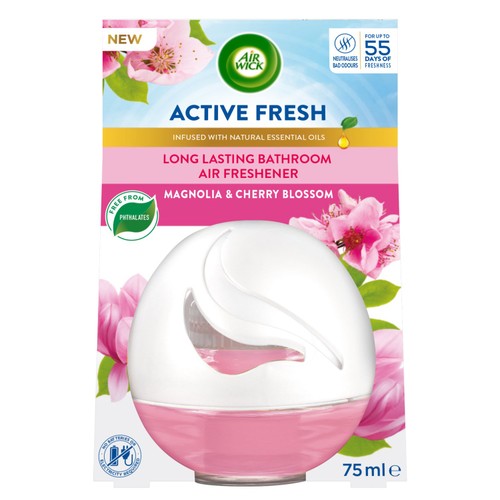 Air Wick Bathroom Air Freshener Magnolia & Cherry Blossom 