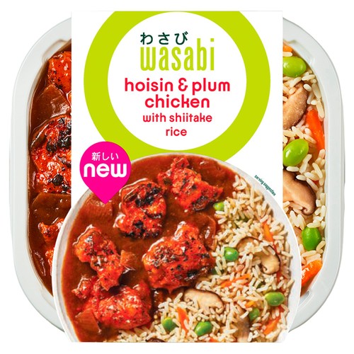 Wasabi Hoisin Plum Chicken With Shiitake Rice 400G