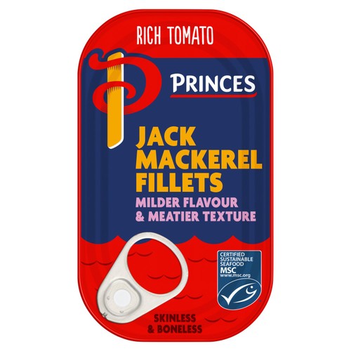 Princes MSC Jack Mackerel In Tomato 