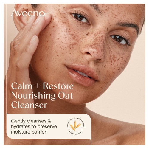 Aveeno Face Calm & Restore Nourishing Oat Face Wash Cleanser 200ml