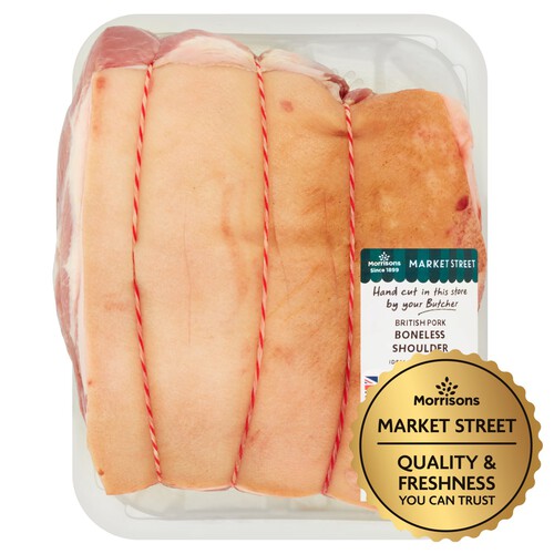 Market Street British Shoulder Of Pork Boneless