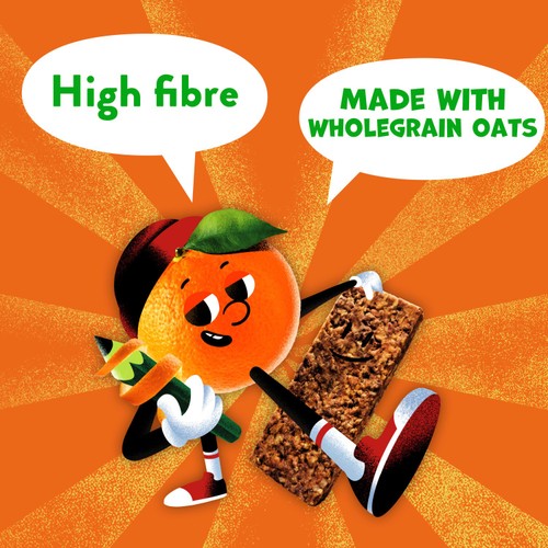 Goodies Mandarin & Apple Oat Bars Kids Snacks Multipack 6x23g