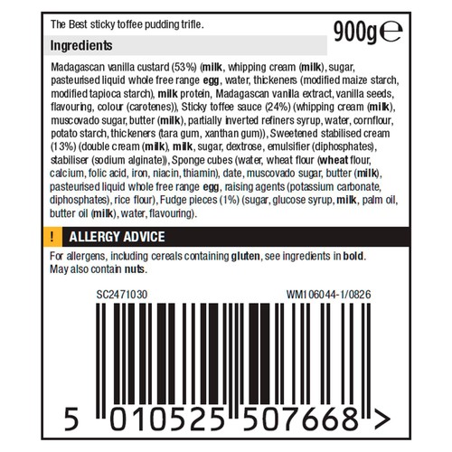 Morrisons The Best Sticky Toffee Trifle 900g