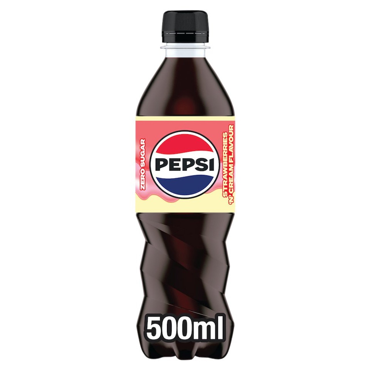 Pepsi Zero Sugar Strawberries And Cream Flavour 500ml