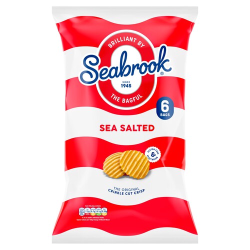 Seabrook Sea Salt Crisps 6 Pack