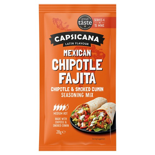 Capsicana Mexican Chipotle Fajita Seasoning Mix 